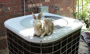 A modern-day air conditioning unit in Vicksburg, MS