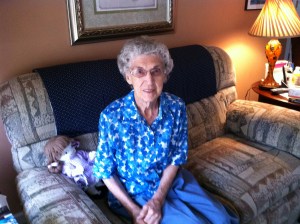 Aunt Agnes at 90